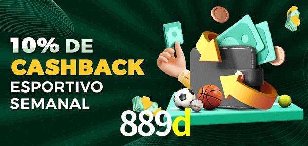 10% de bônus de cashback na 889d