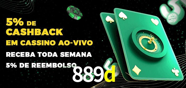 Promoções do cassino ao Vivo 889d